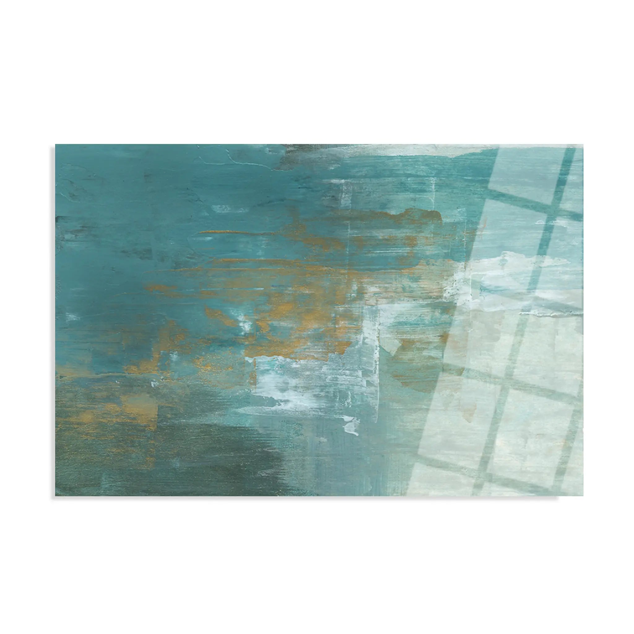 Abstract Glass Wall Art GAD163-A 90 x 60 cm