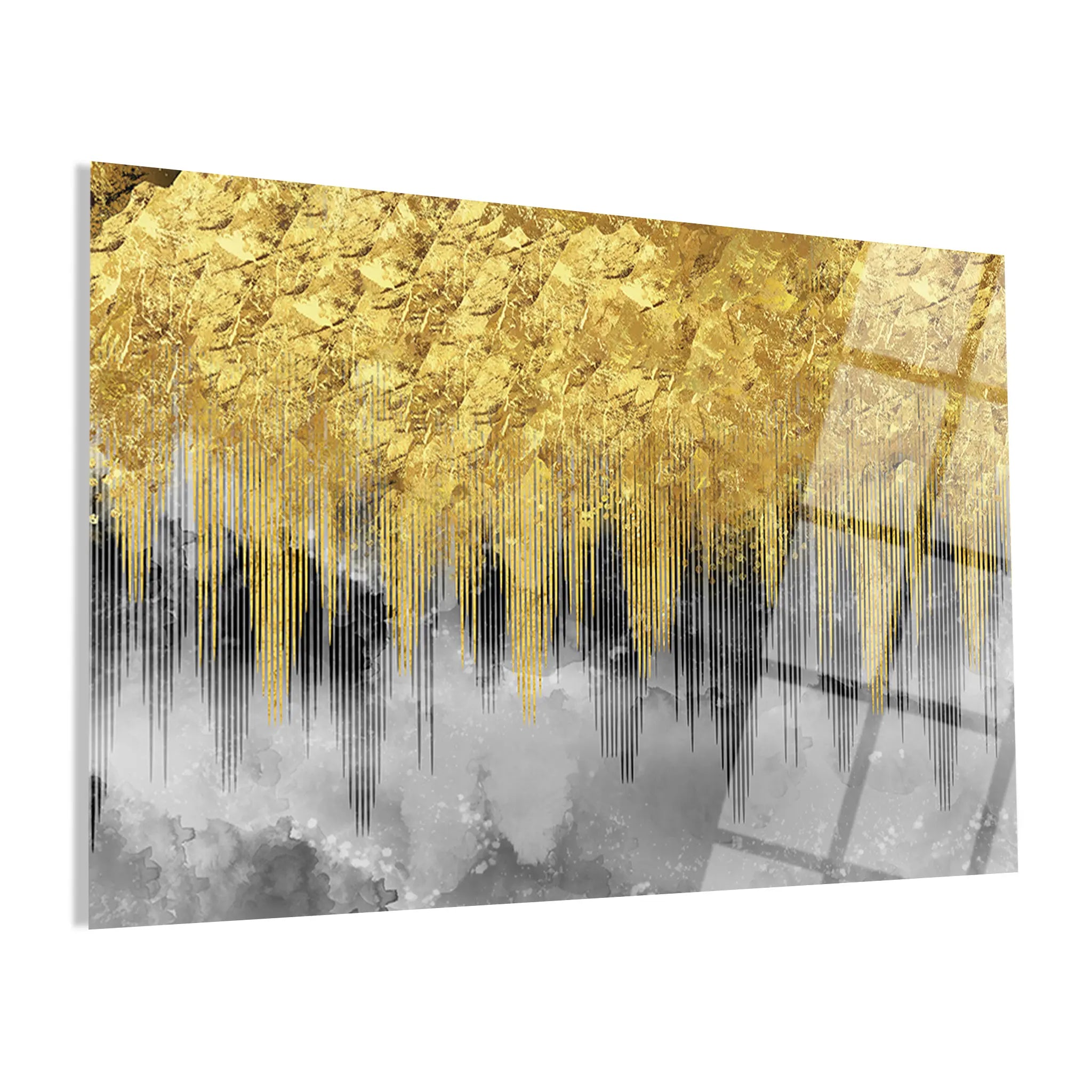 Abstract Glass Wall Art GAD166-A 90 x 60 cm