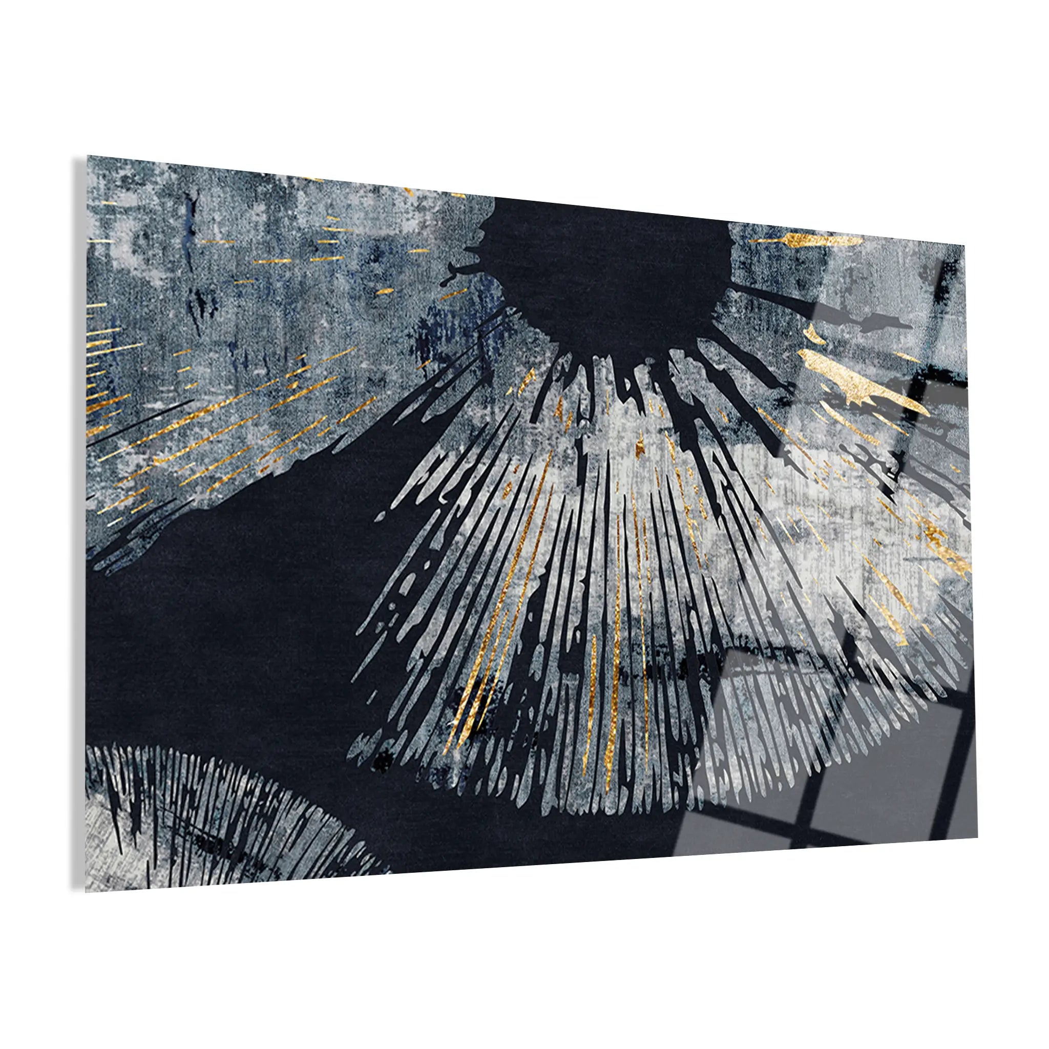 Abstract Glass Wall Art GAD174-A 90 x 60 cm