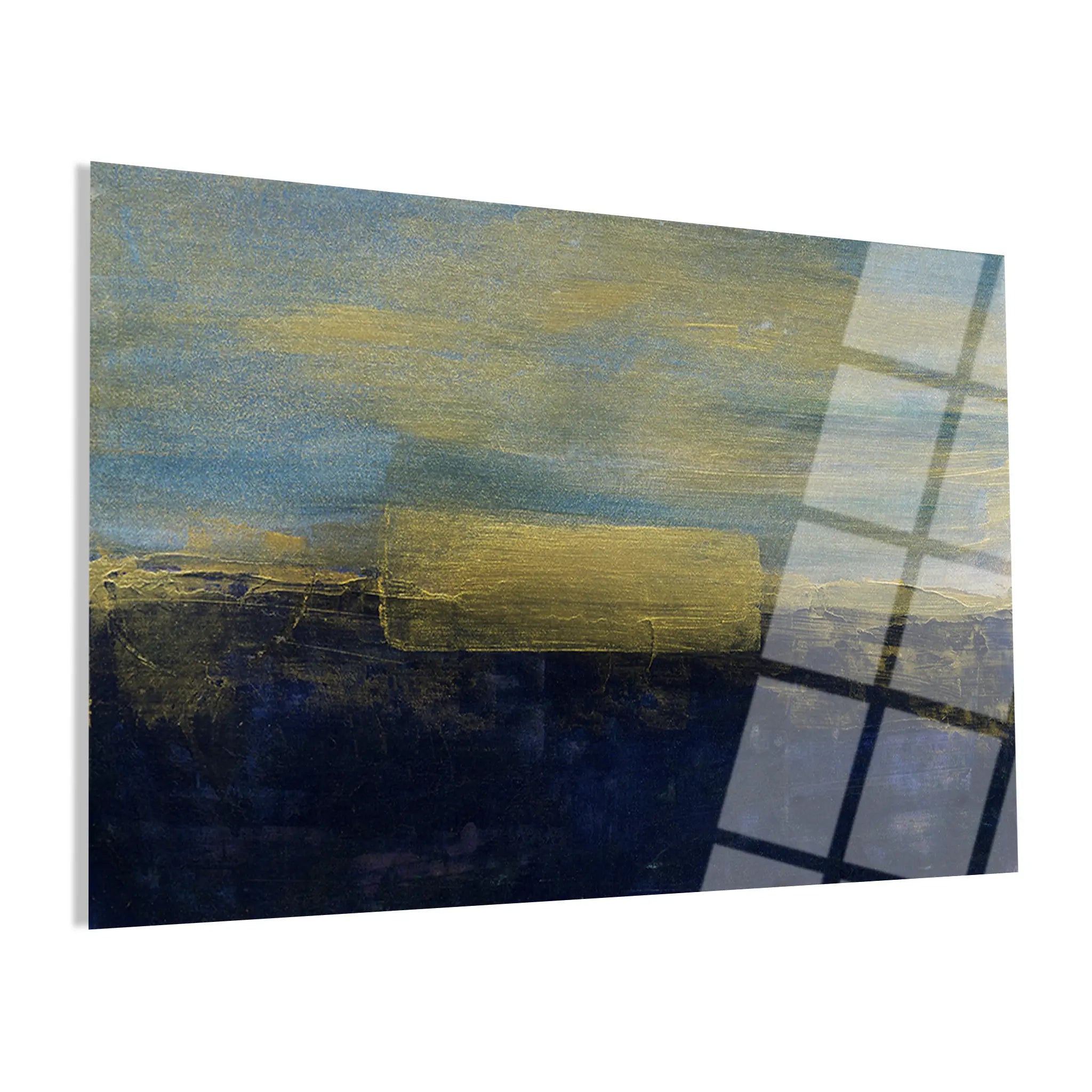 Abstract Glass Wall Art GAD175-A 90 x 60 cm