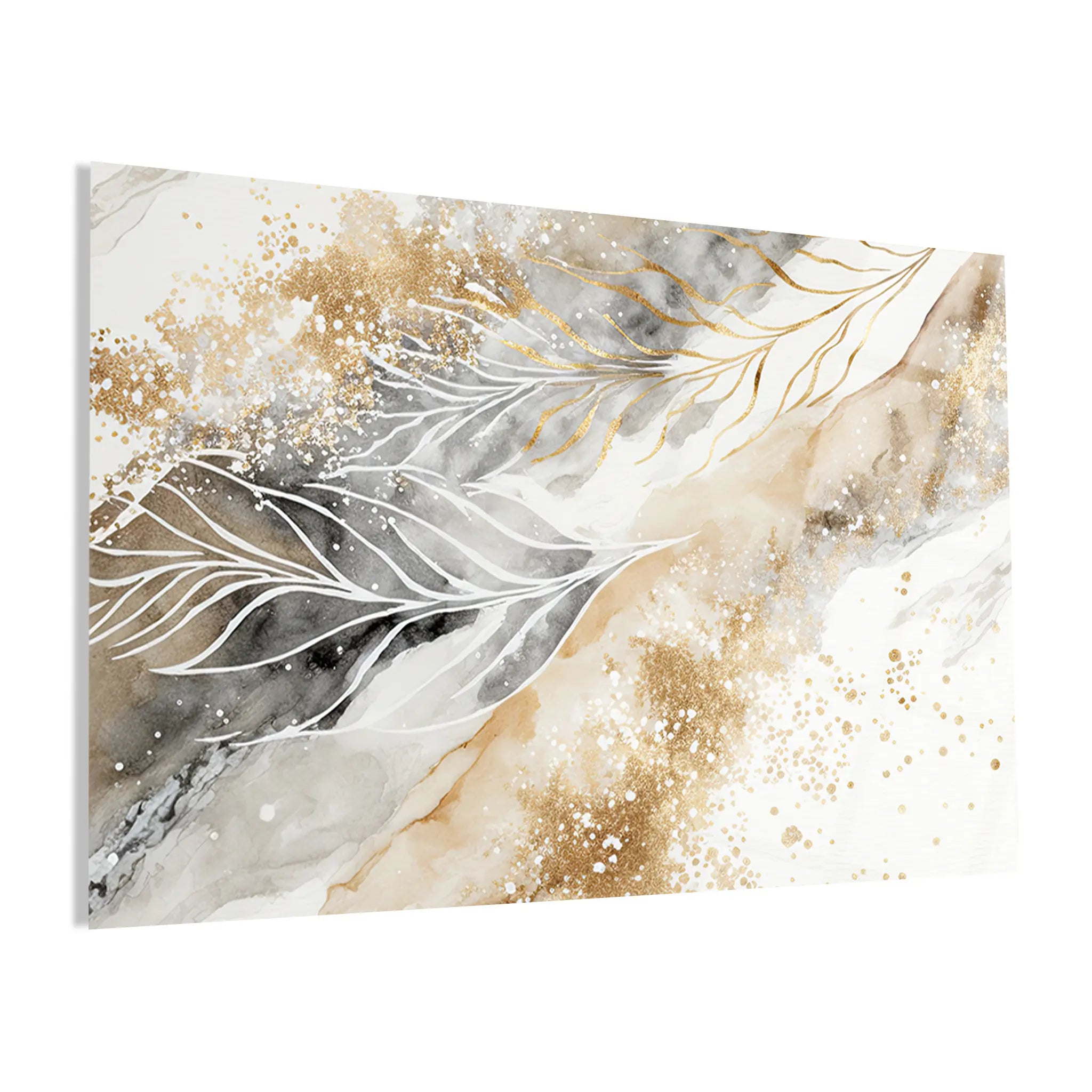 Abstract Glass Wall Art GAD176-A 90 x 60 cm