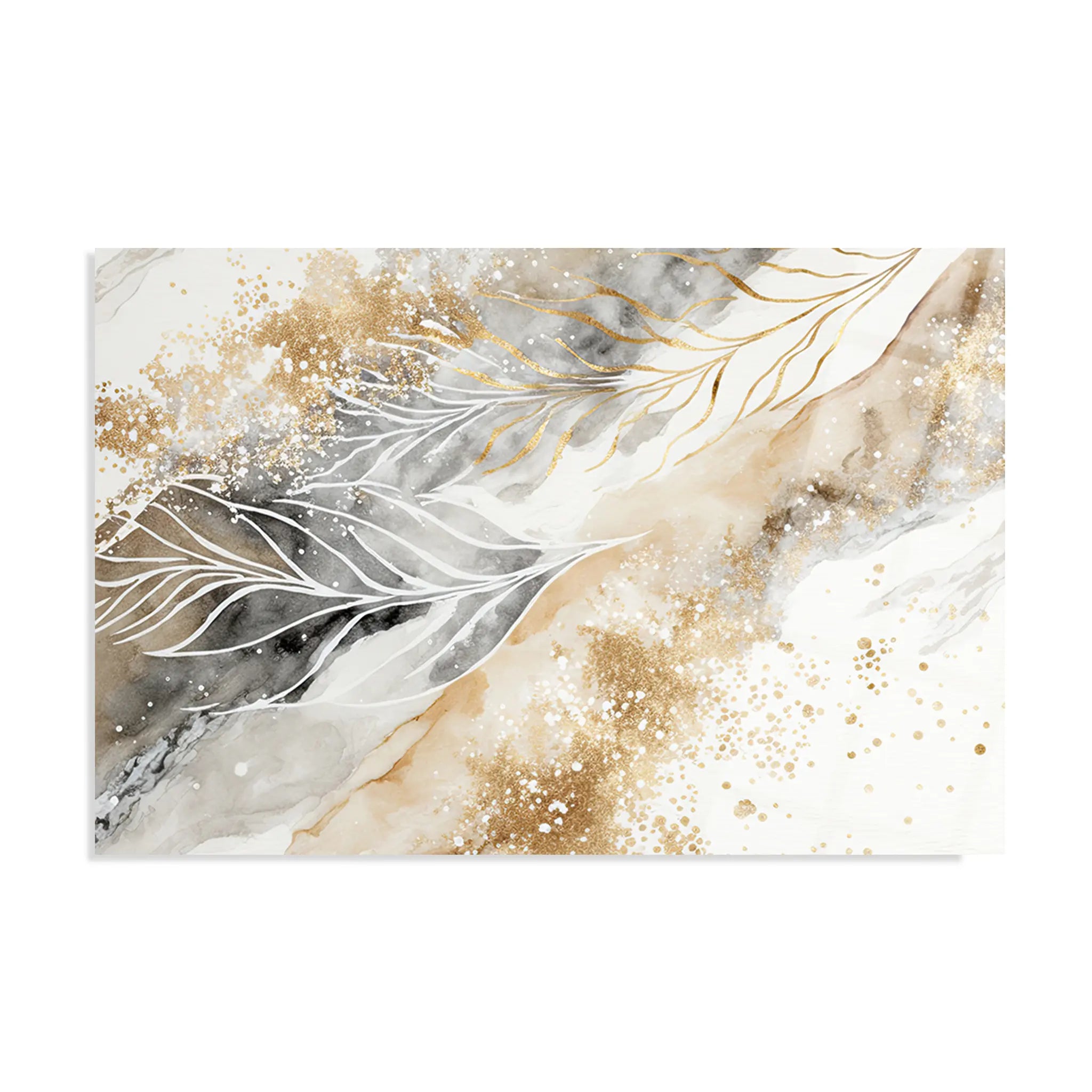 Abstract Glass Wall Art GAD176-A 90 x 60 cm