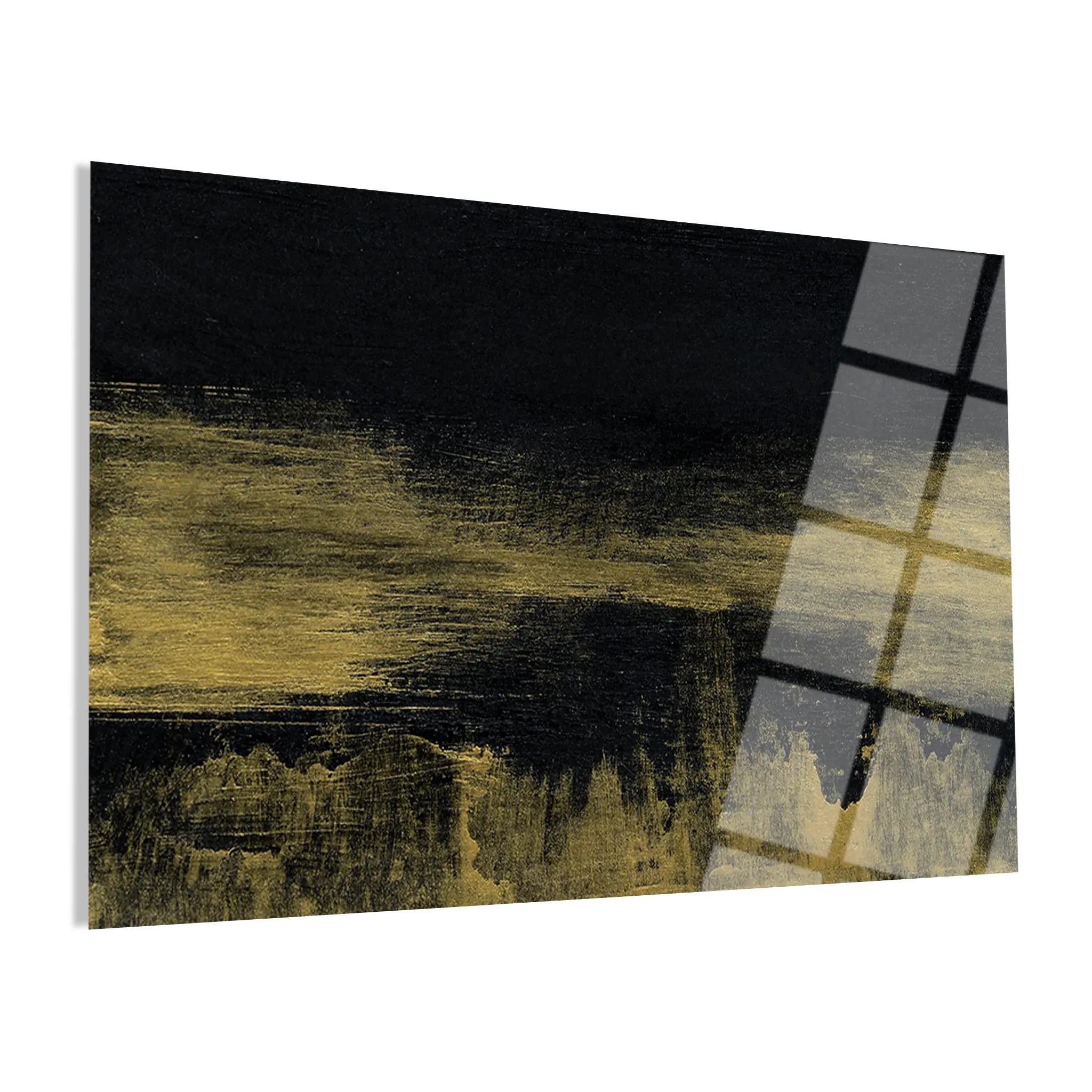 Abstract Glass Wall Art GAD177-A 90 x 60 cm