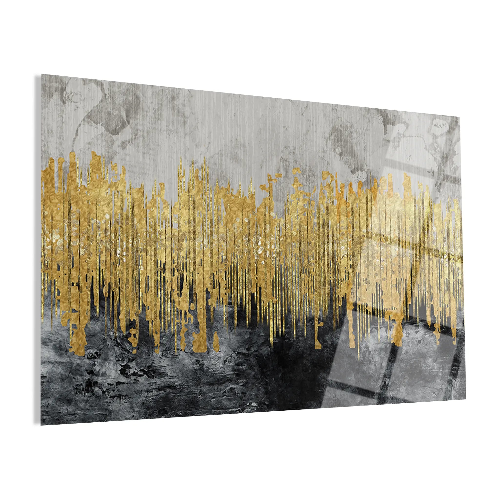 Abstract Glass Wall Art GAD182-A 90 x 60 cm