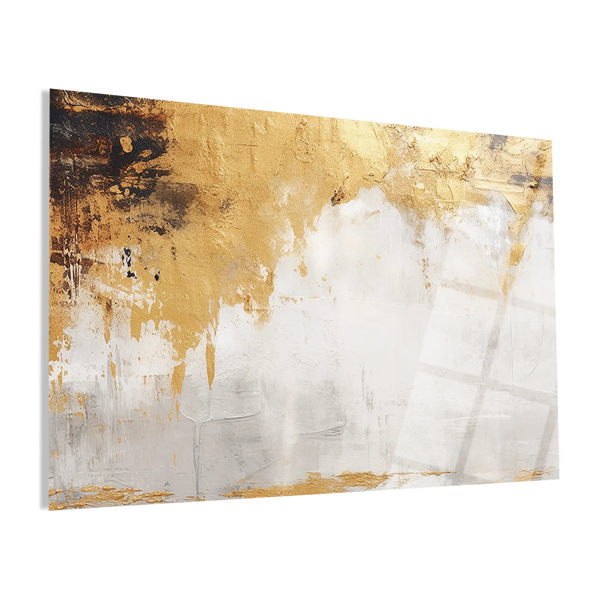 Abstract Glass Wall Art GAD191-A 90 x 60 cm