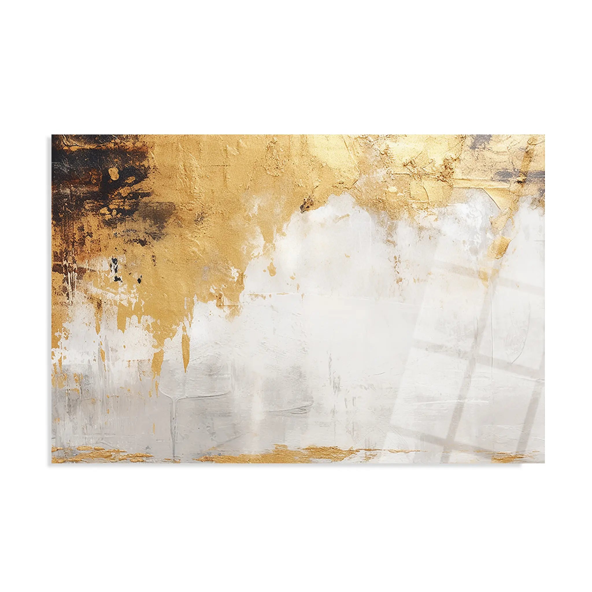 Abstract Glass Wall Art GAD191-A 90 x 60 cm