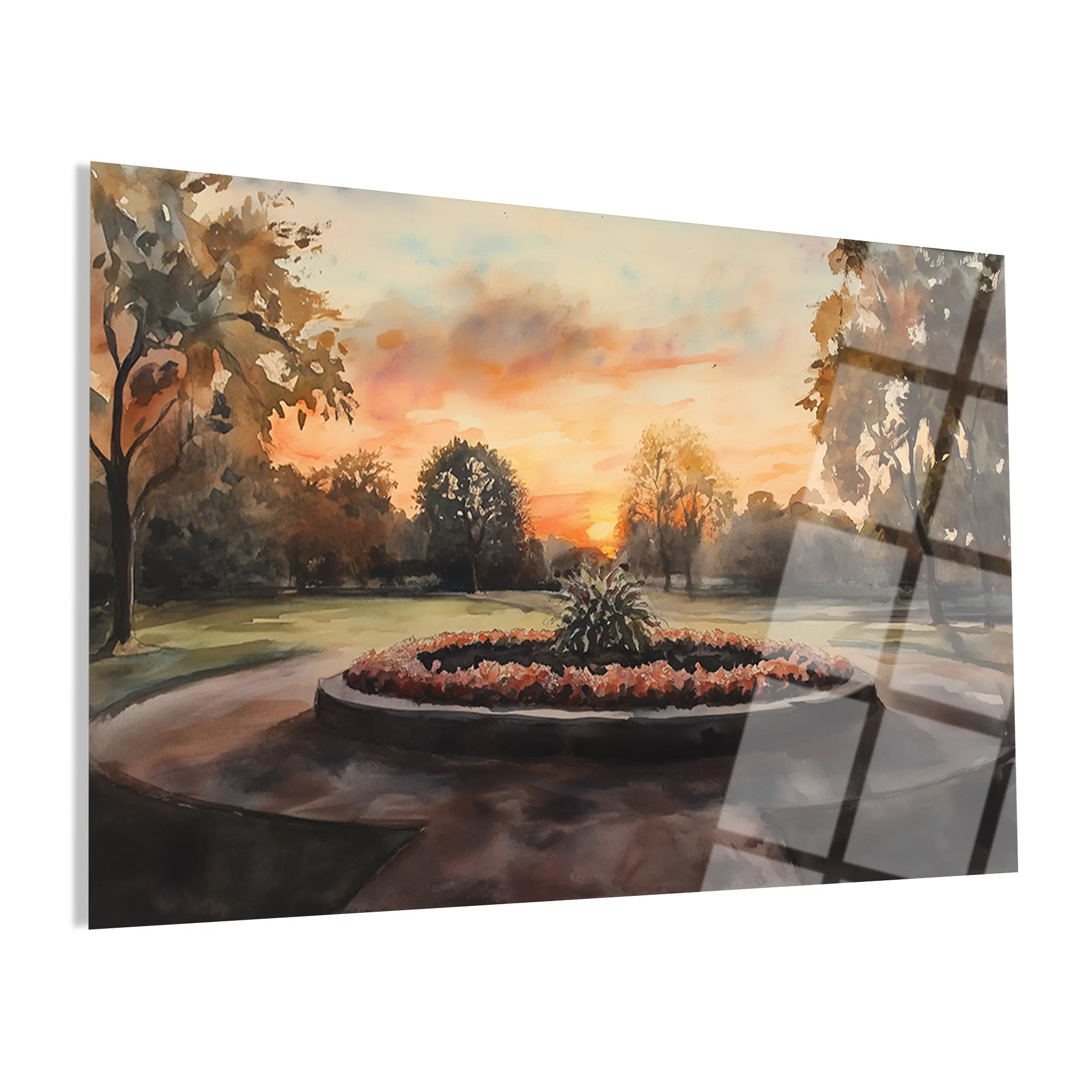 Landscape Glass Wall Art GAD195-L 90 x 60 cm