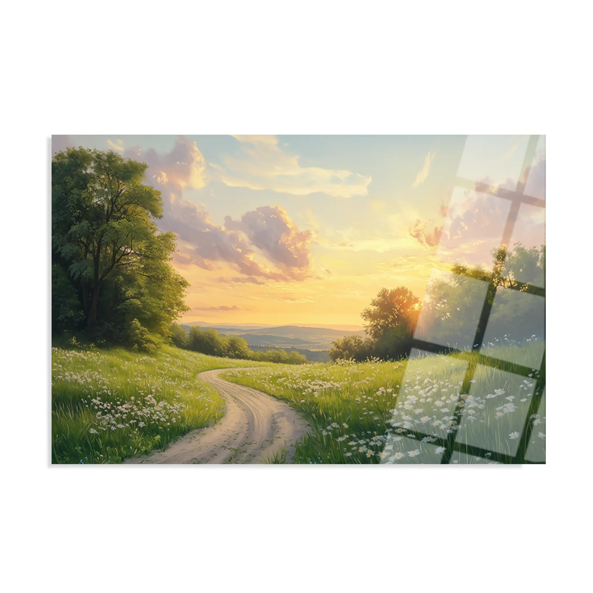 Landscape Glass Wall Art GAD198-L 90 x 60 cm