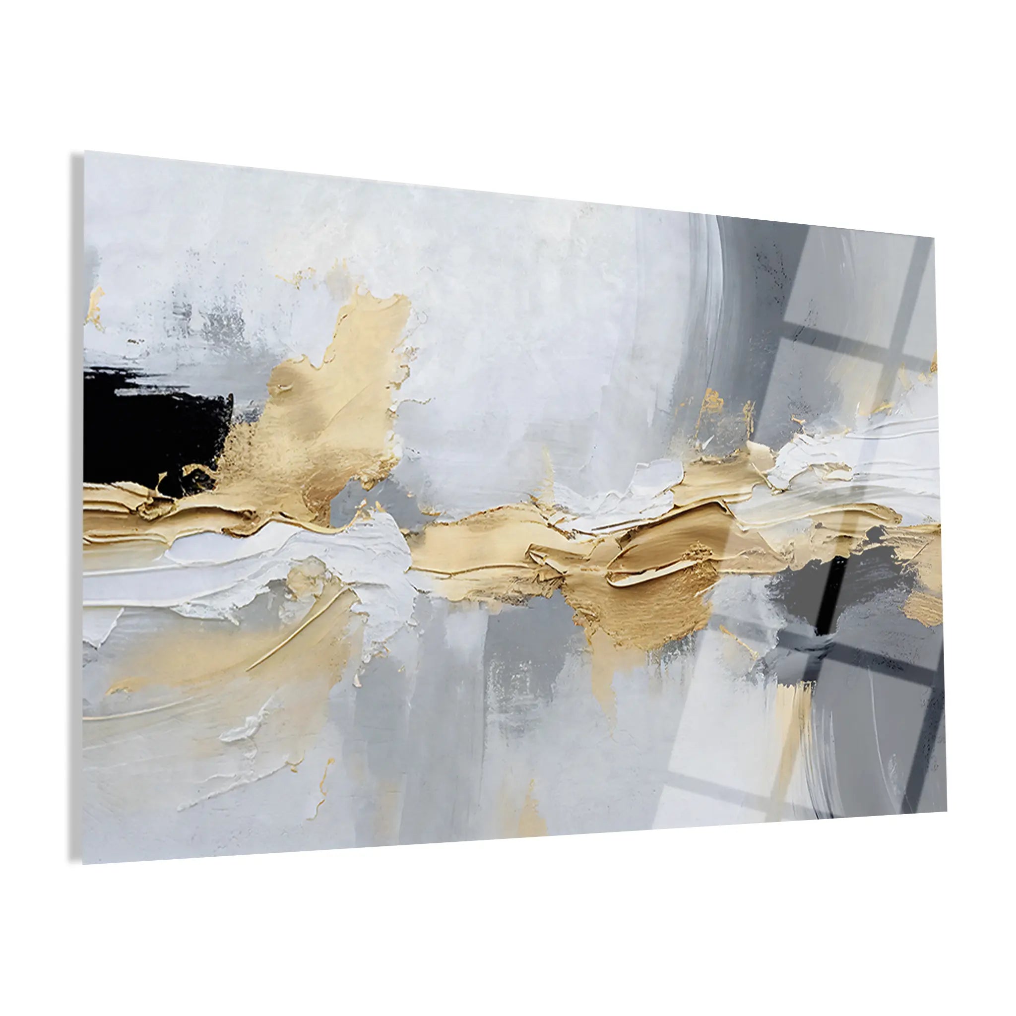 Abstract Glass Wall Art GAD201-A 90 x 60 cm