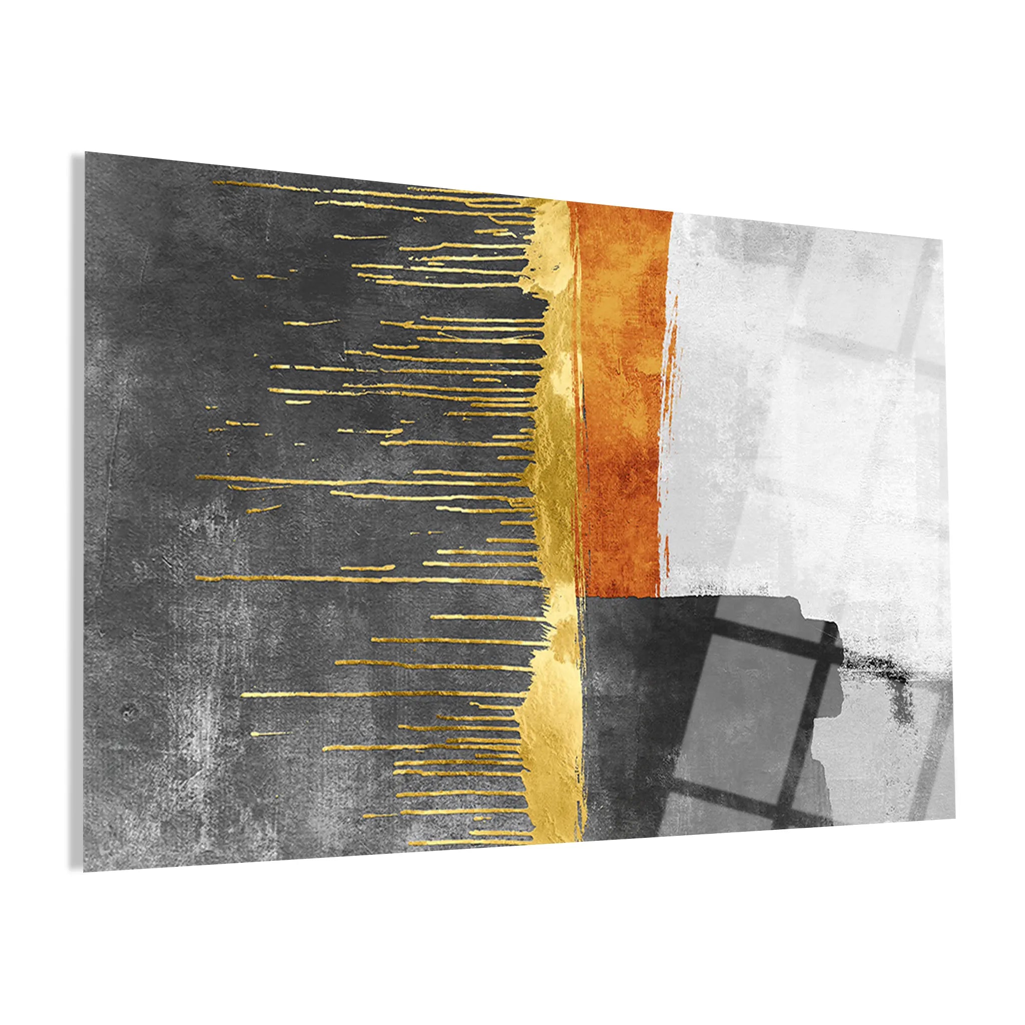 Abstract Glass Wall Art GAD205-A 90 x 60 cm