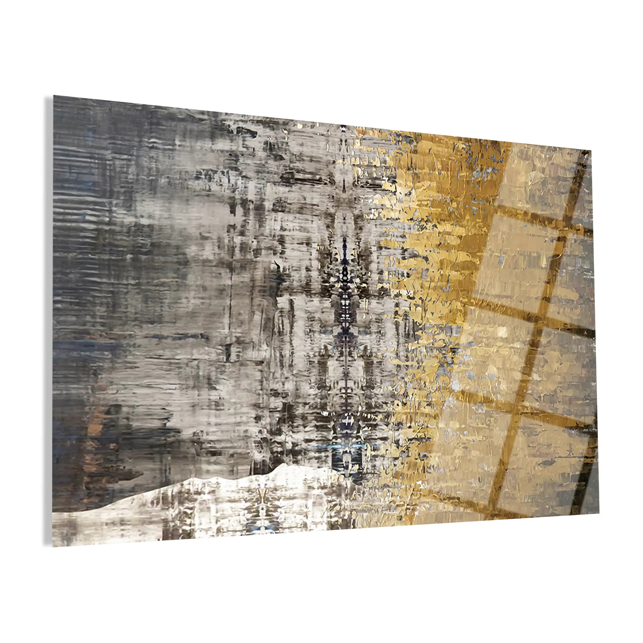 Abstract Glass Wall Art GAD216-A 90 x 60 cm