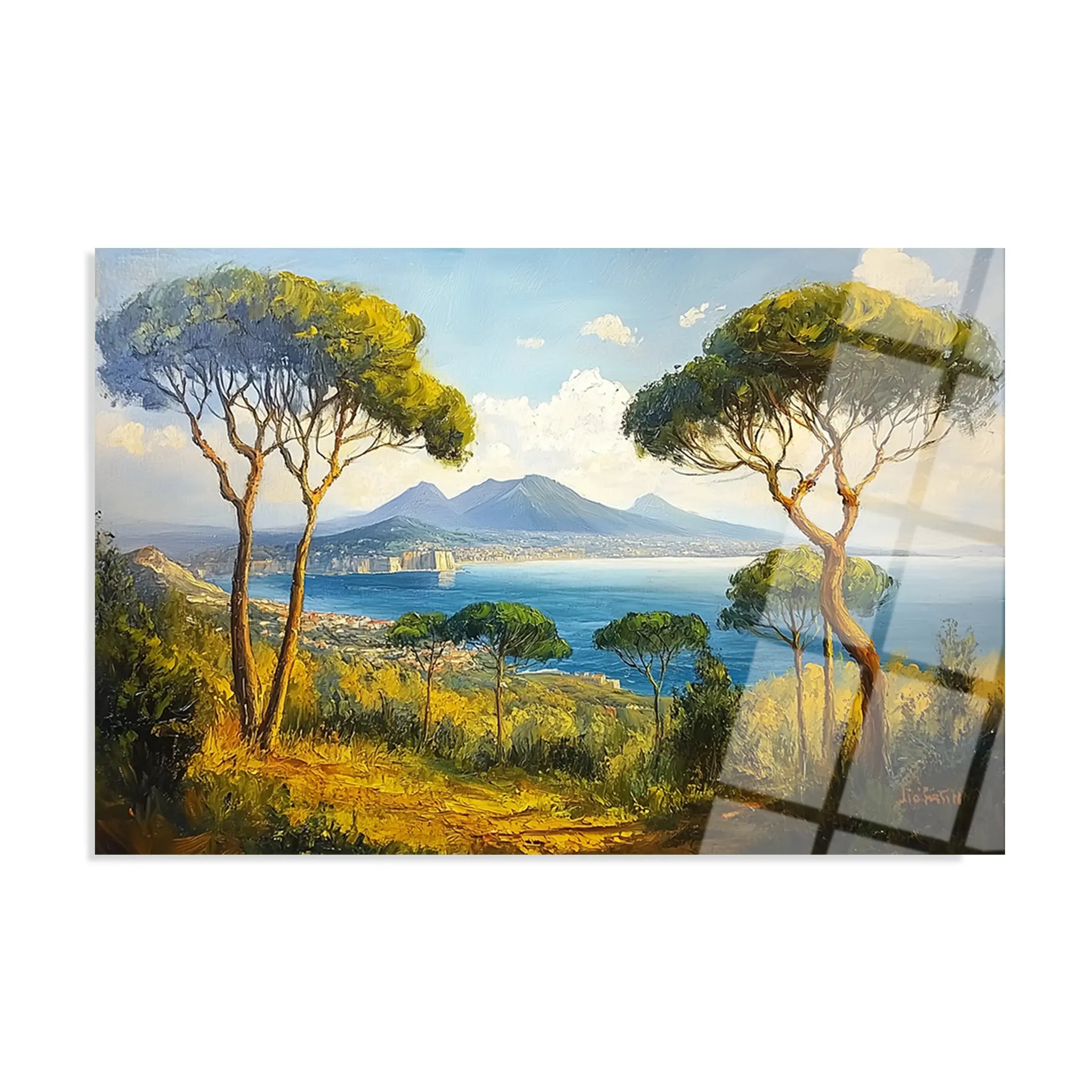 Landscape Glass Wall Art GAD223-L 90 x 60 cm