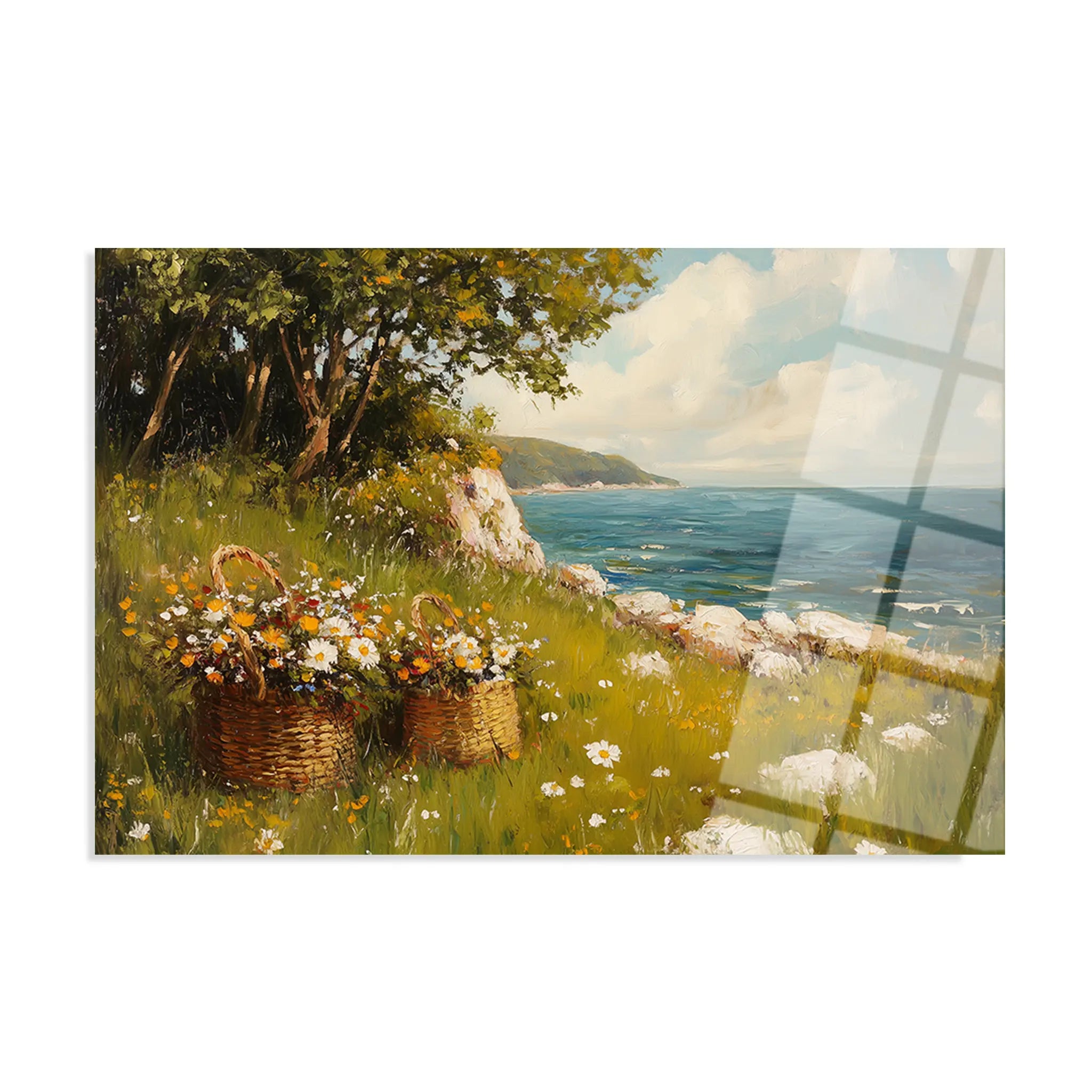 Landscape Glass Wall Art GAD226-L 90 x 60 cm