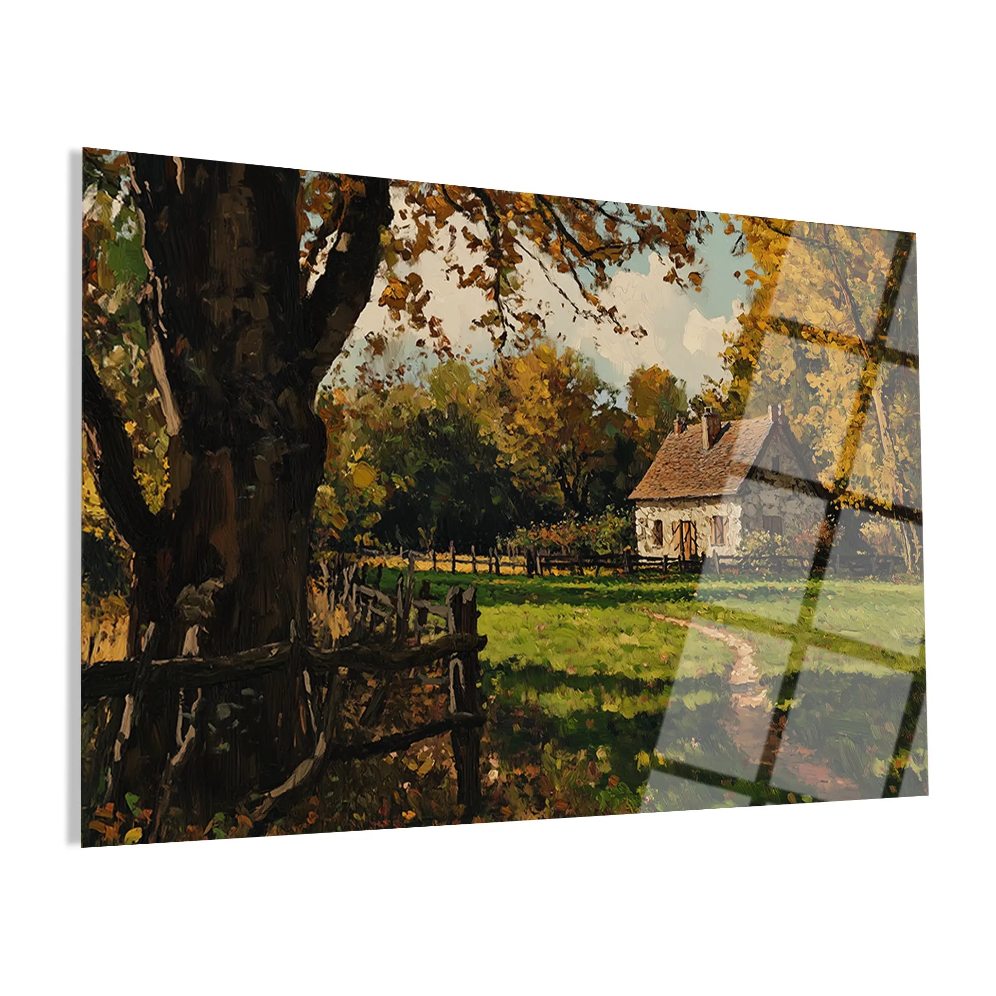 Landscape Glass Wall Art GAD247-L 90 x 60 cm