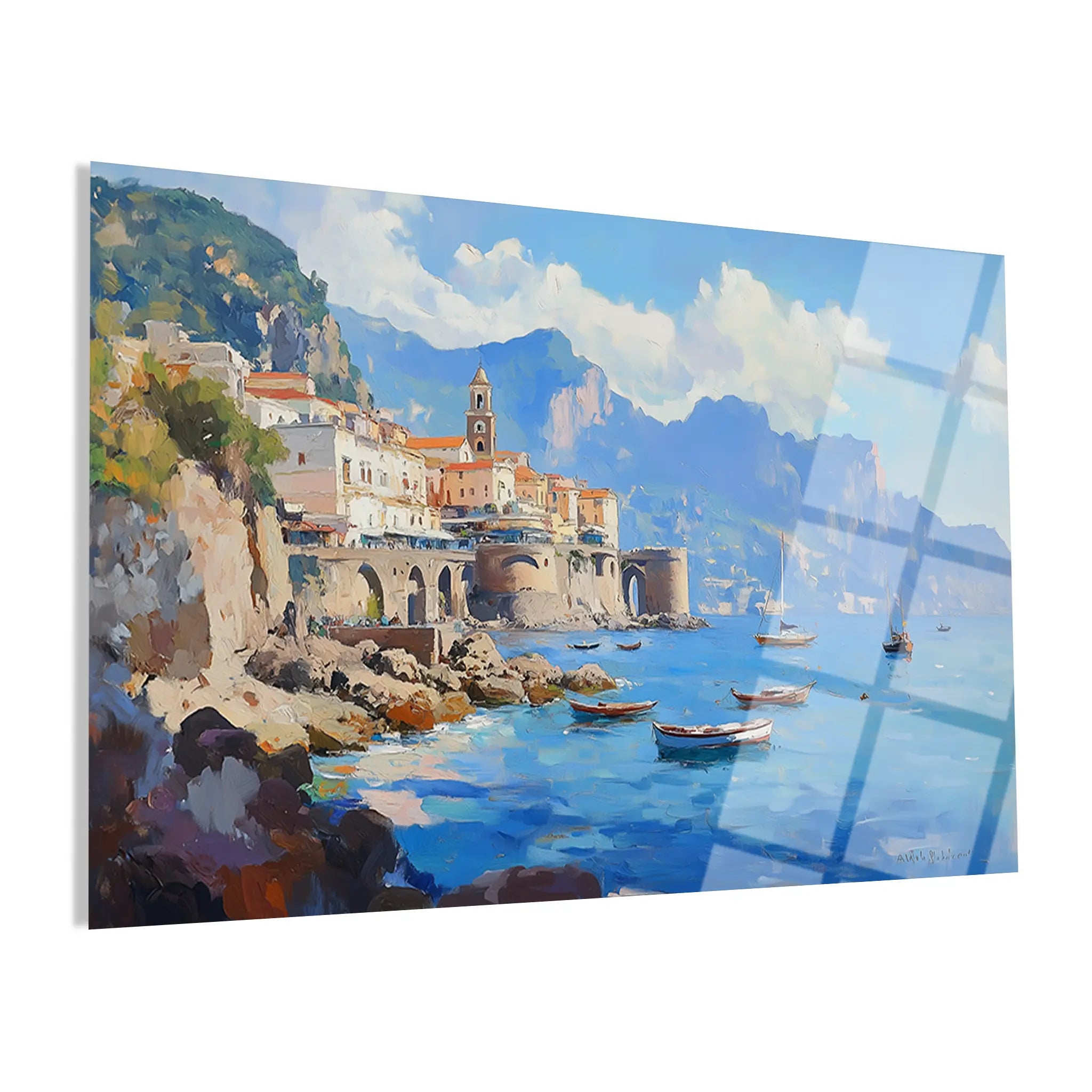 Landscape Glass Wall Art GAD259-L 90 x 60 cm