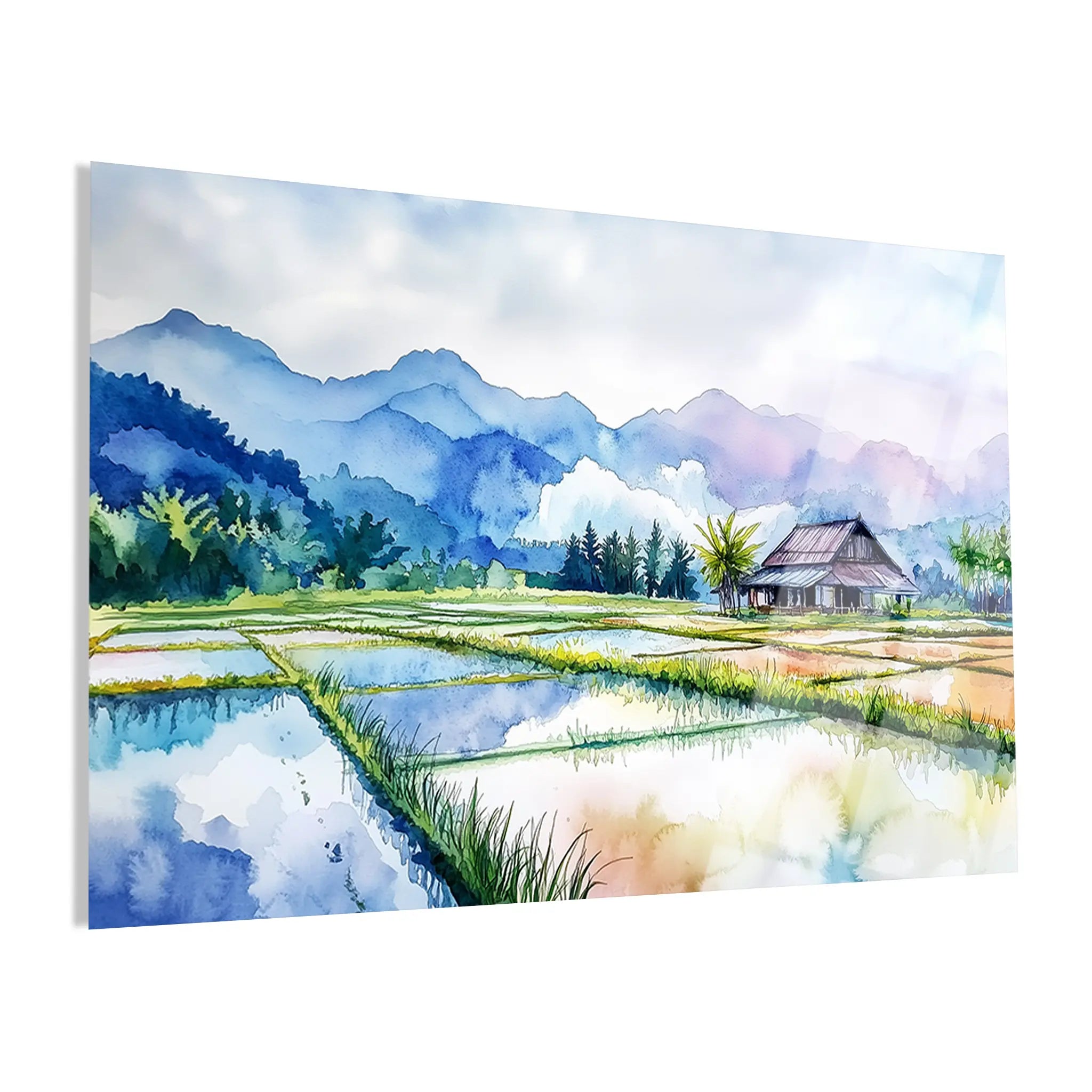 Landscape Glass Wall Art GAD264-L 90 x 60 cm