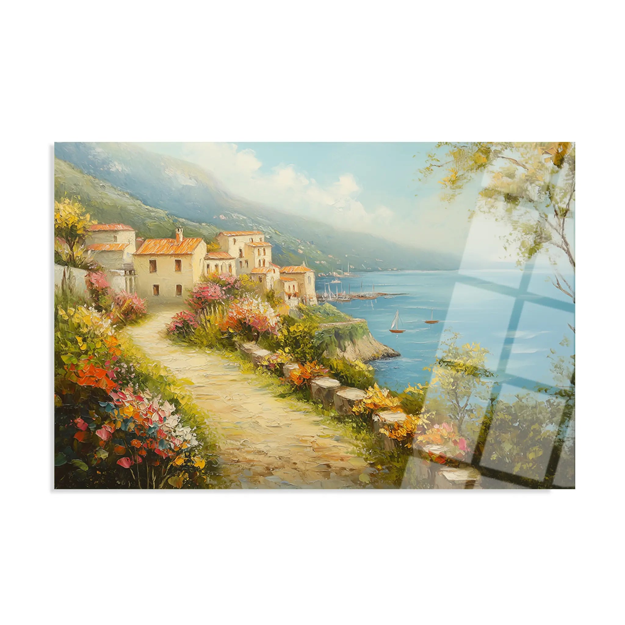 Landscape Glass Wall Art GAD274-L 90 x 60 cm