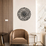 Surah Al-ikhlas Metal Wall Clock 62 x 62 cm / Gold