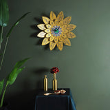 3D Surah Al-Duhaa Metal Wall Clock 62 x 62 cm / Gold