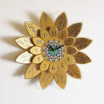 3D Surah Al-Duhaa Metal Wall Clock 62 x 62 cm / Gold