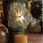 Azalea Metal Wall Clock 67 x 67 cm / Gold