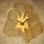 Azalea Metal Wall Clock 67 x 67 cm / Gold