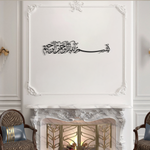 Bismillah Islamic Metal Art 99 x 22 cm / Gold
