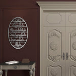 Start With Bismillah Islamic Metal Wall Sign 69 x 44 cm / Gold