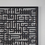 Kufic Surah Al-Nas Islamic Metal Art 62 x 62 cm / Gold