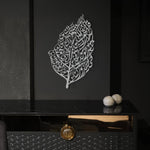 Surah Al-Nas Islamic Metal Art (Leaf Pattern) 80 x 48 cm / Gold