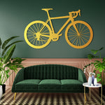 Sporty Bicycle Metal Wall Art 67 × 39 cm / Black