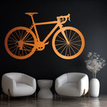 Sporty Bicycle Metal Wall Art 67 × 39 cm / Black