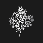 Elegant Botanical Leaves Metal Wall Art 68 × 81 cm / Black