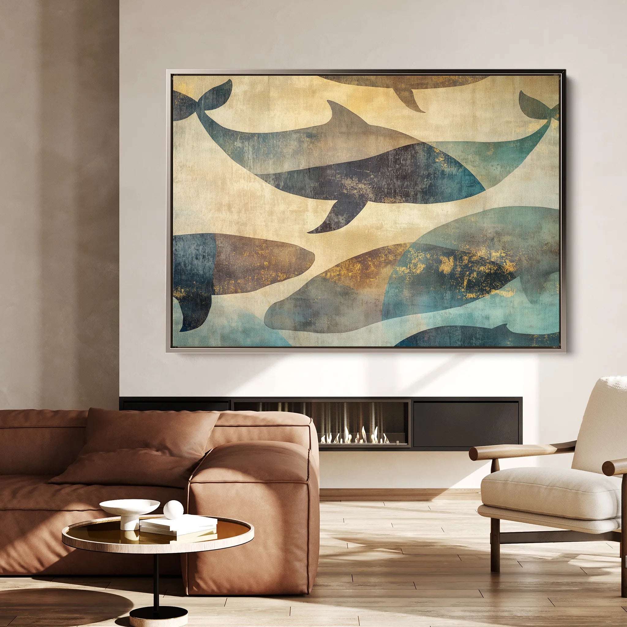Animals Canvas Wall Art WAD001-AN 90 x 60 cm / Stretched on hidden frame