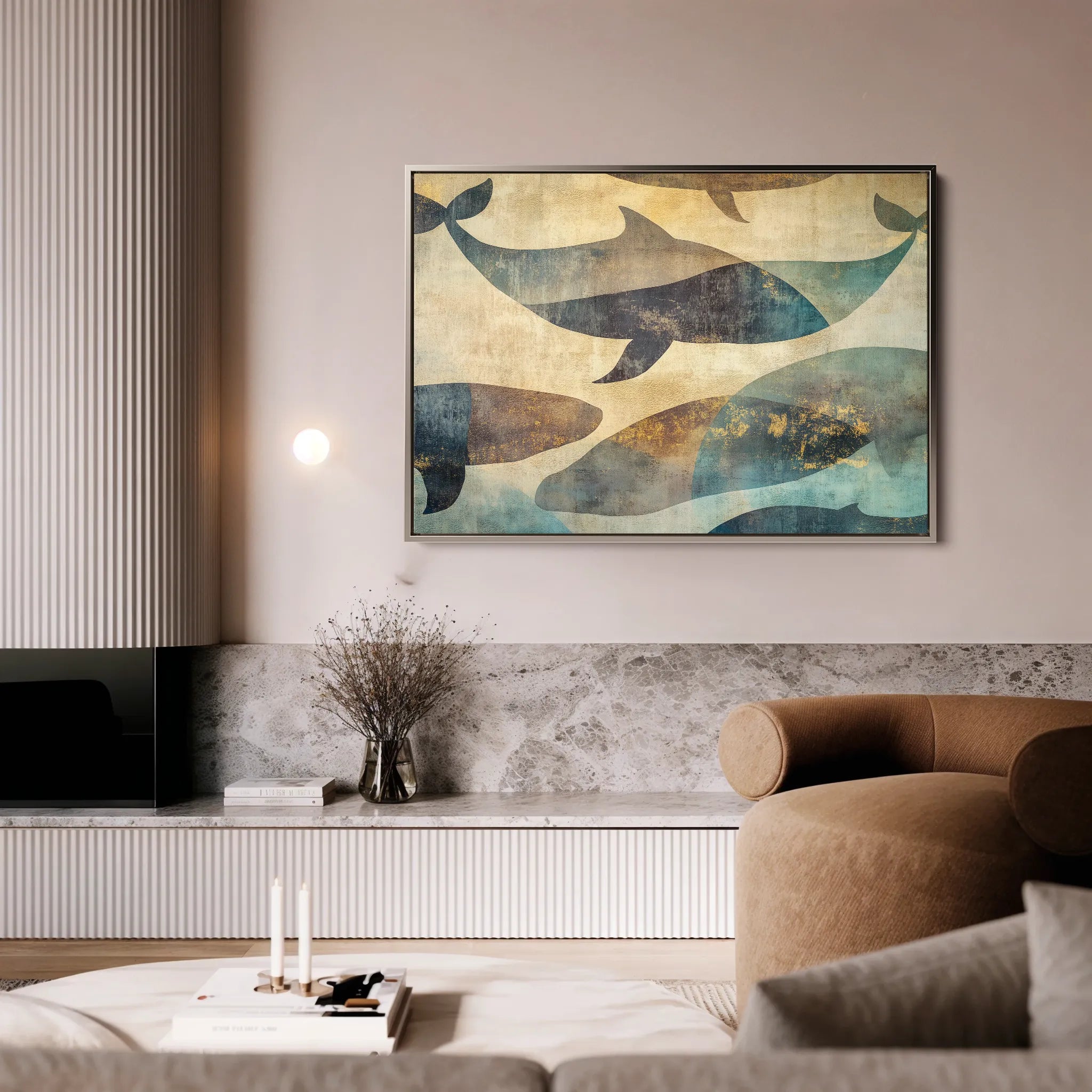Animals Canvas Wall Art WAD001-AN 90 x 60 cm / Stretched on hidden frame