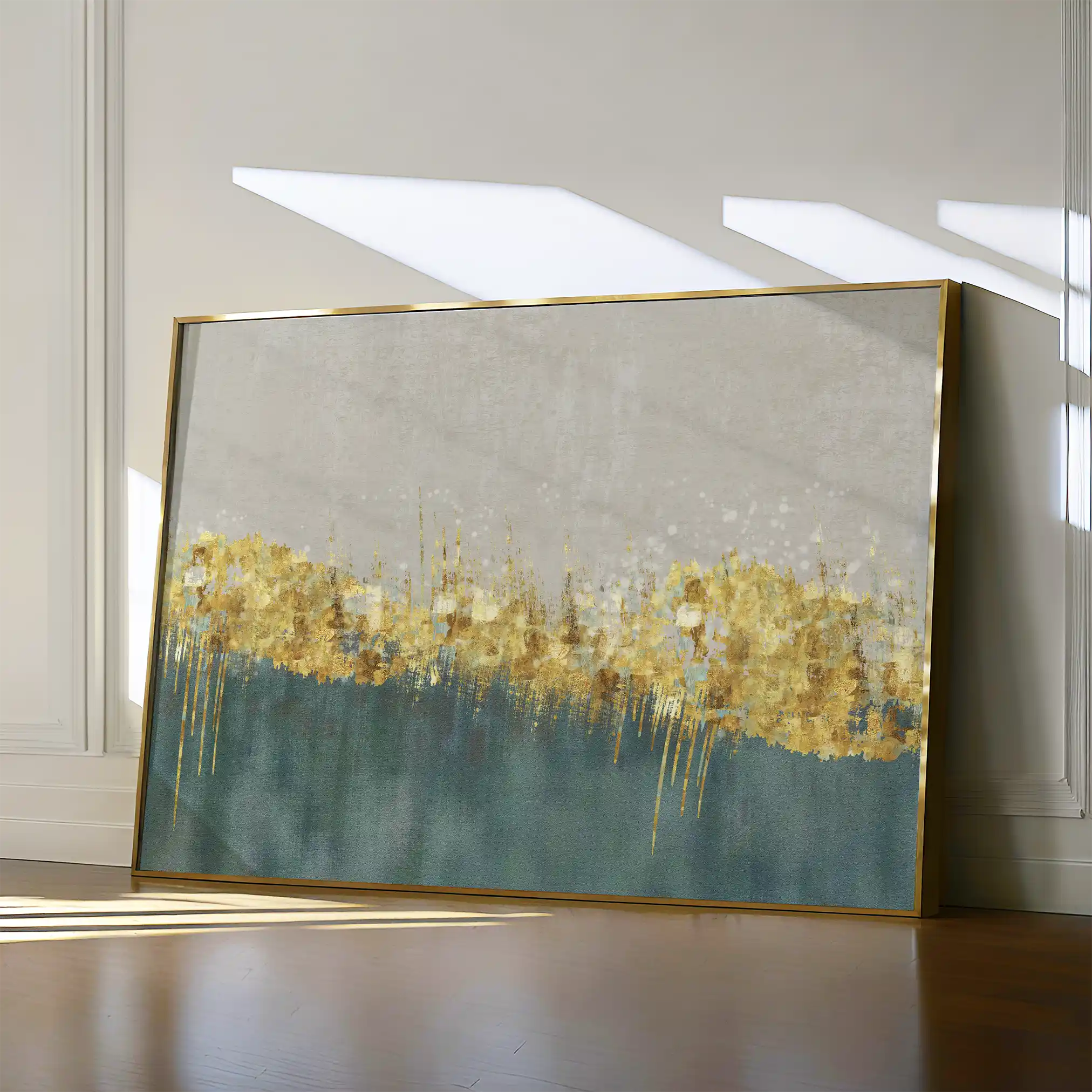 Abstract Canvas Wall Art WAD001-A 90 x 60 cm / Stretched on hidden frame