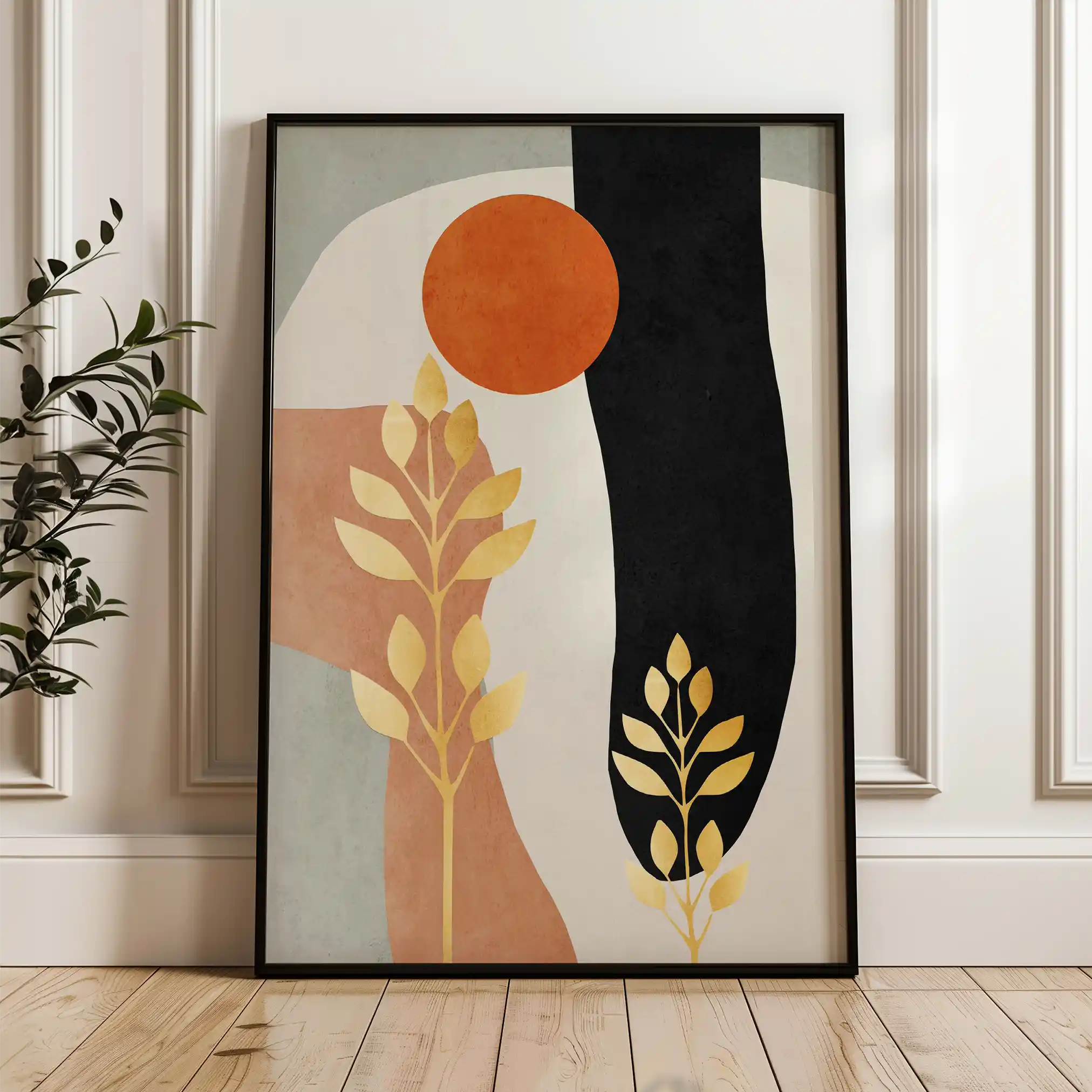 Boho 001 Canvas Art 90 x 60 cm / Stretched on hidden frame