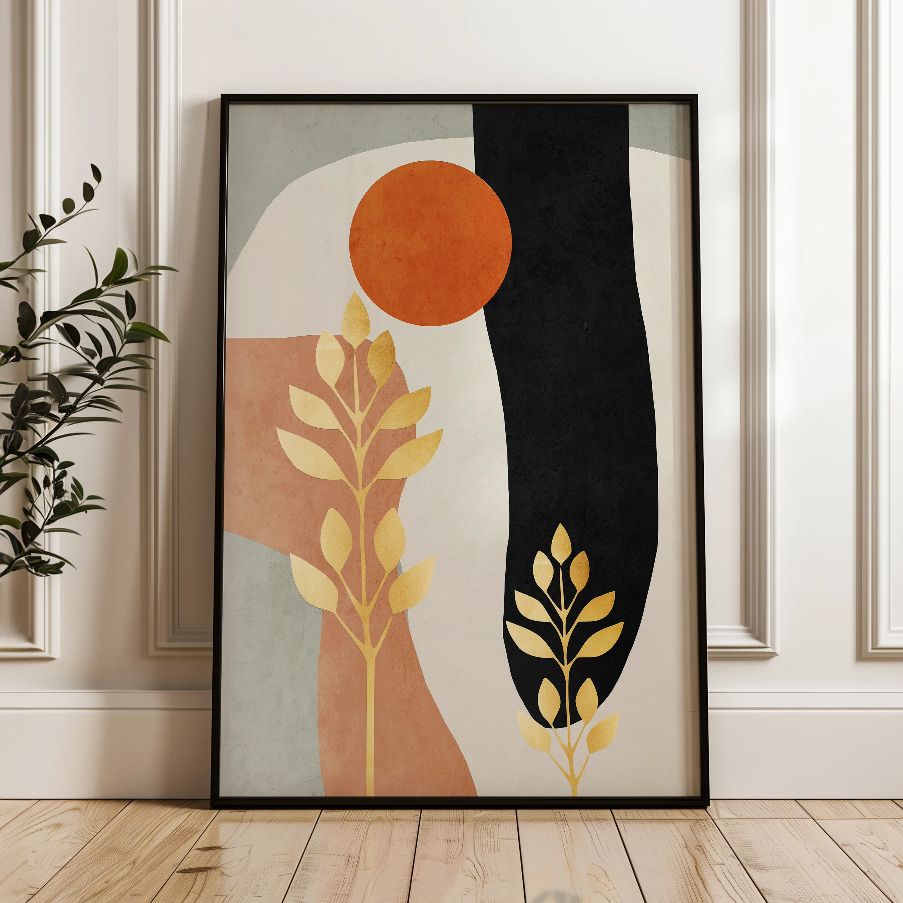 Boho Canvas Wall Art WAD001-BH 90 x 60 cm / Stretched on hidden frame