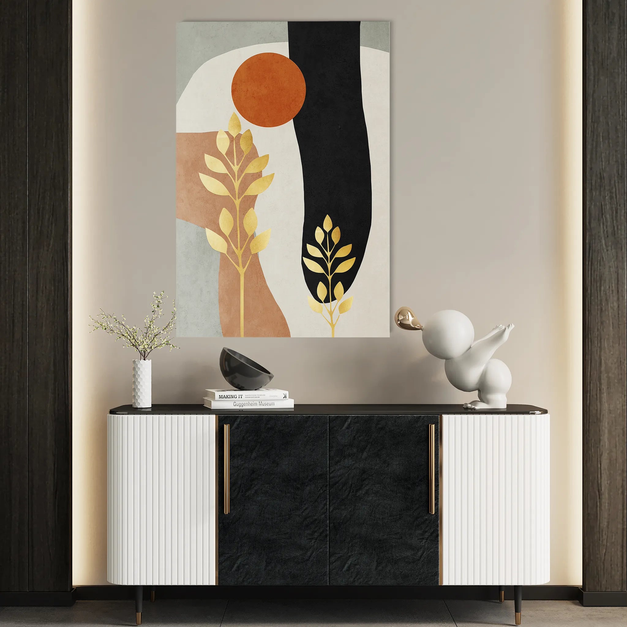 Boho Canvas Wall Art WAD001-BH 90 x 60 cm / Stretched on hidden frame