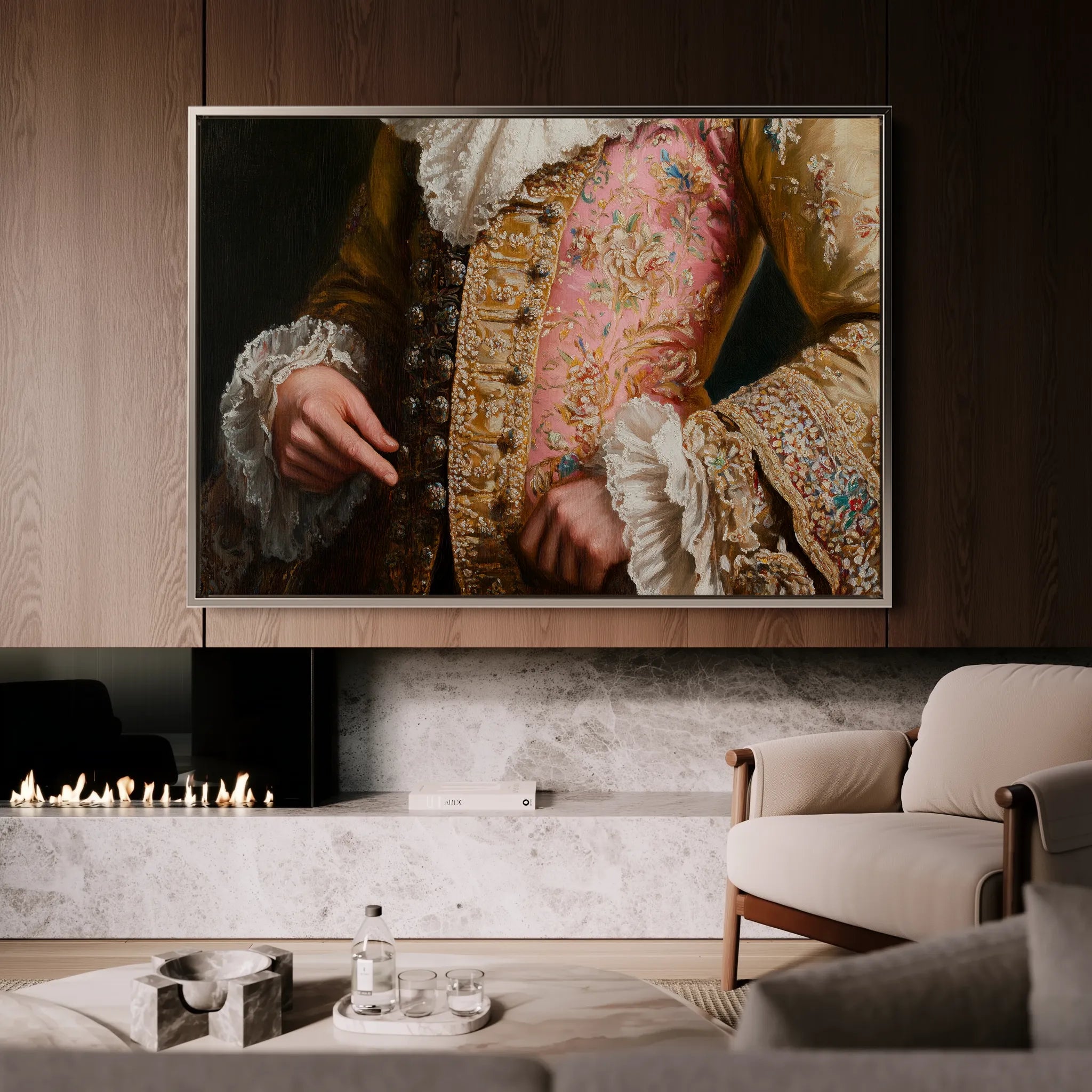 Classic Canvas Wall Art WAD001-CL 90 x 60 cm / Stretched on hidden frame
