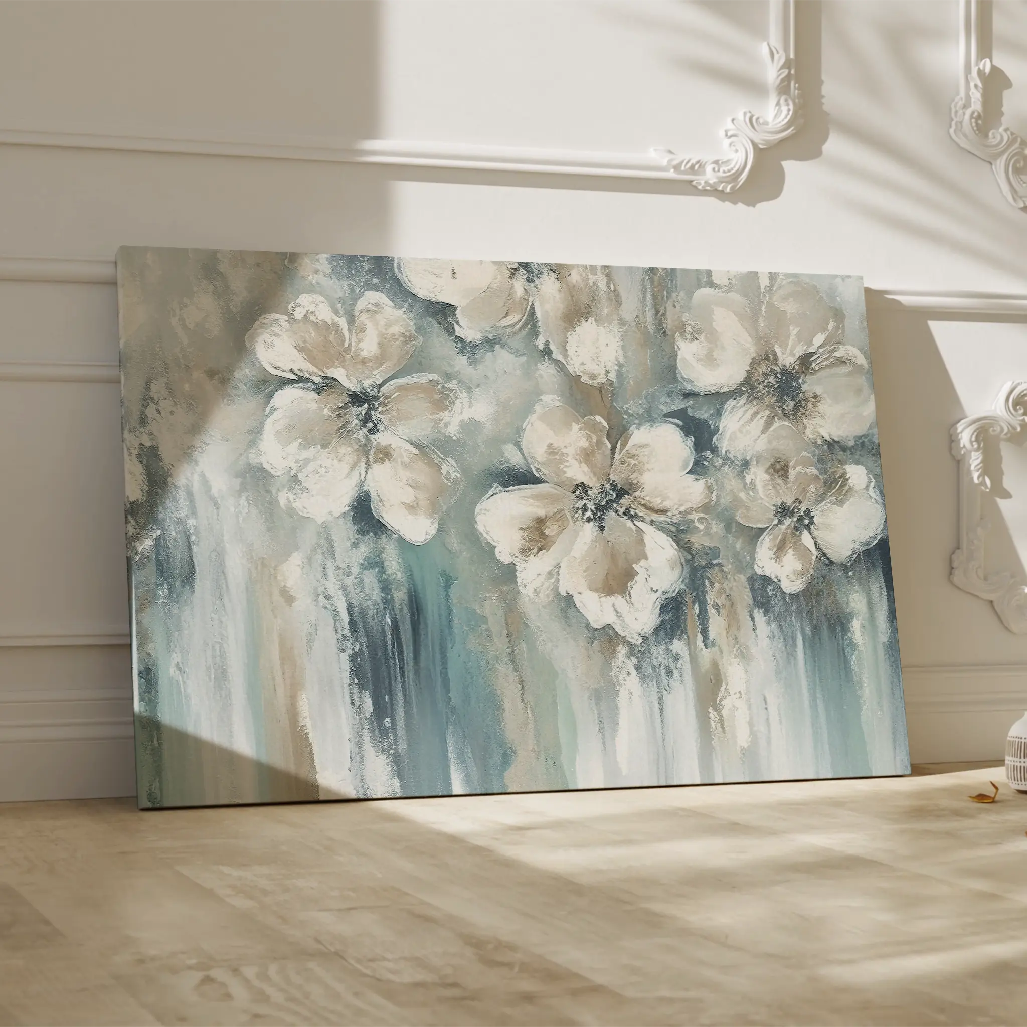 Floral Canvas Wall Art WAD001-F 90 x 60 cm / Stretched on hidden frame