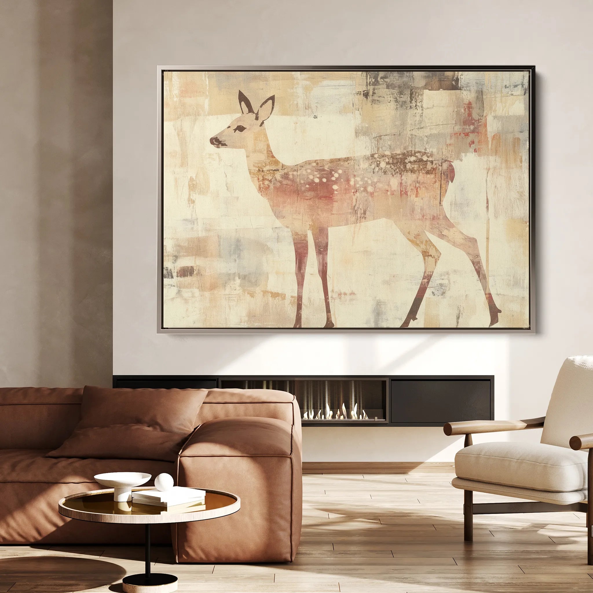 Animals Canvas Wall Art WAD002-AN 90 x 60 cm / Stretched on hidden frame