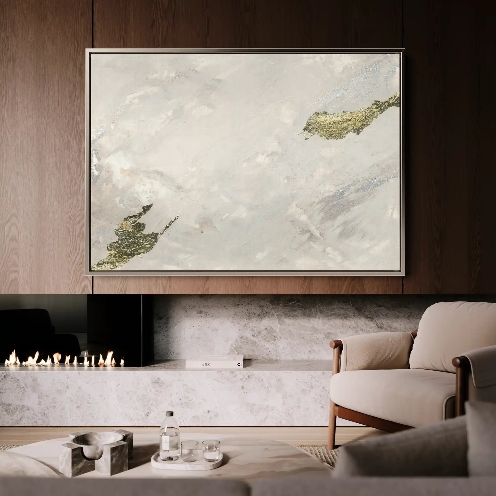 Abstract 002 Canvas Art 60 x 40 cm / Stretched on hidden frame