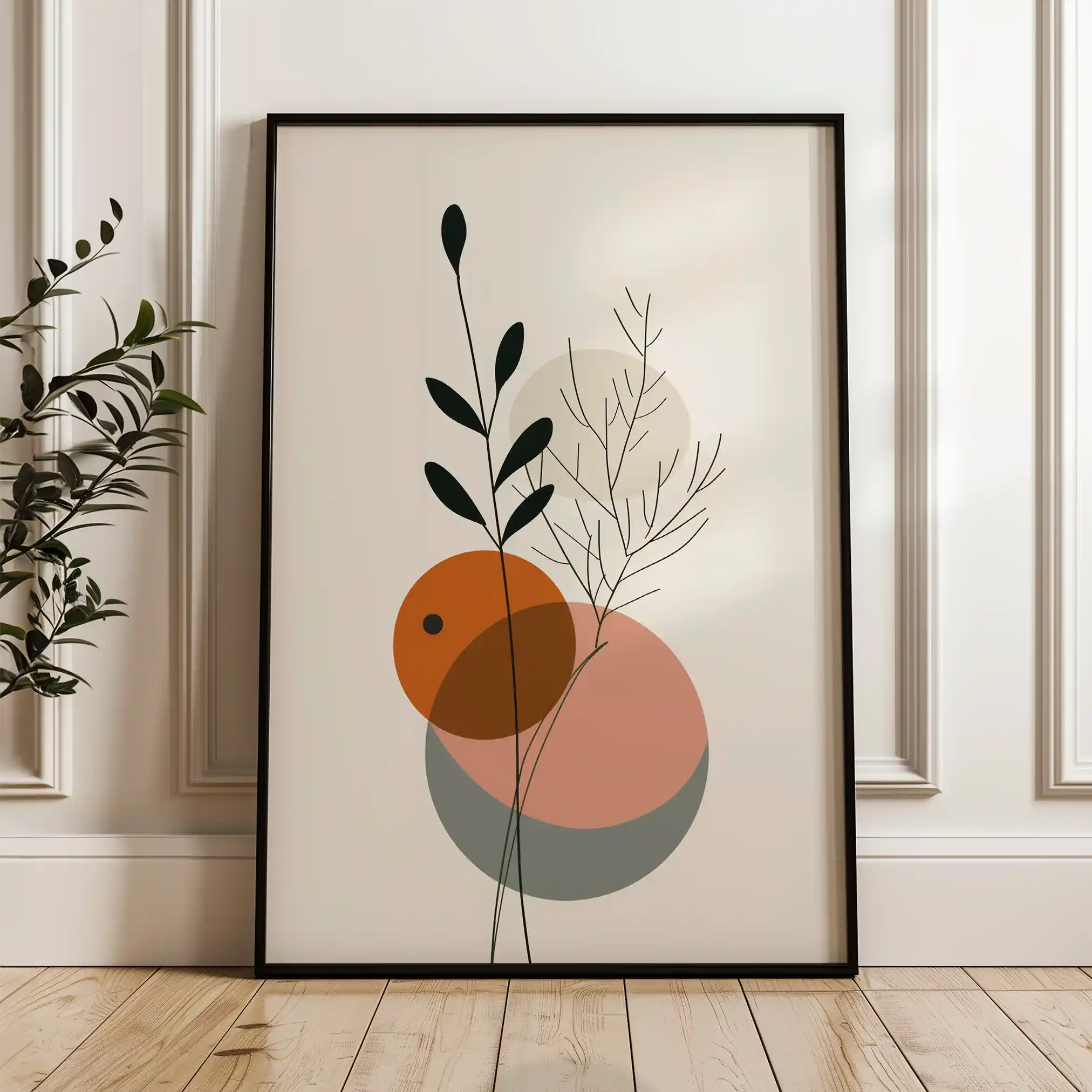 Boho 002 Canvas Art 90 x 60 cm / Stretched on hidden frame