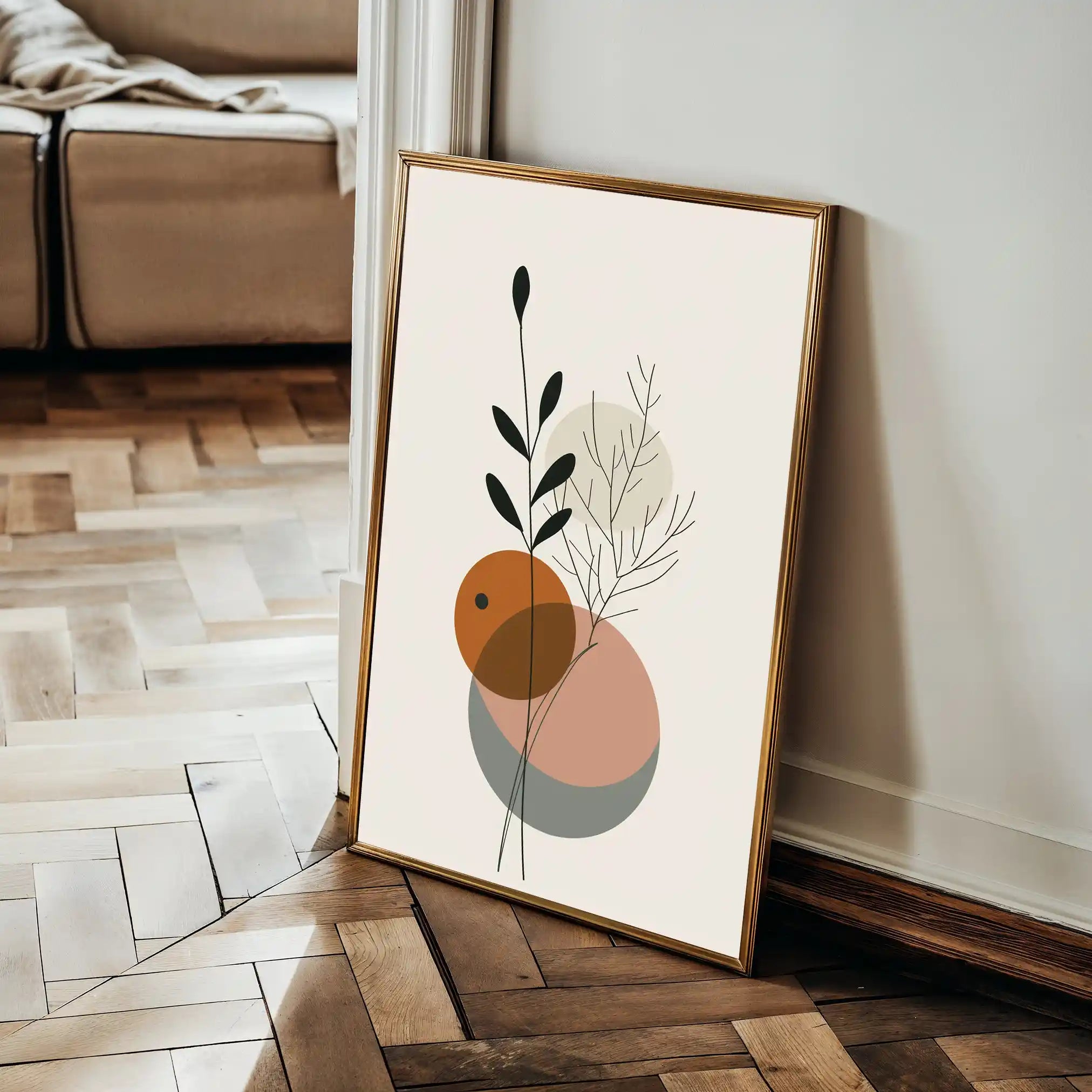 Boho 002 Canvas Art 90 x 60 cm / Stretched on hidden frame