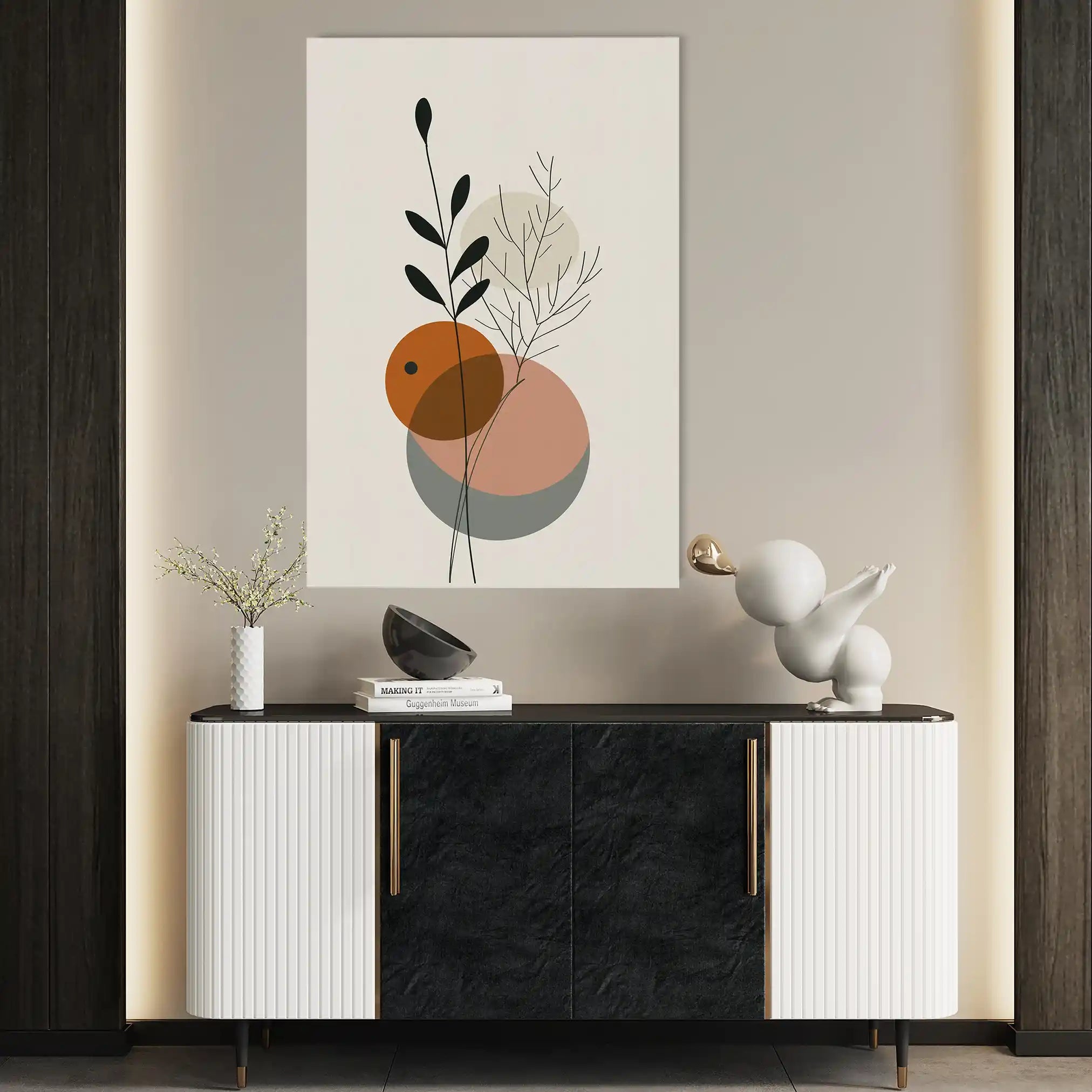 Boho 002 Canvas Art 90 x 60 cm / Stretched on hidden frame