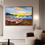 Landscape 002 Canvas Art 90 x 60 cm / Stretched on hidden frame