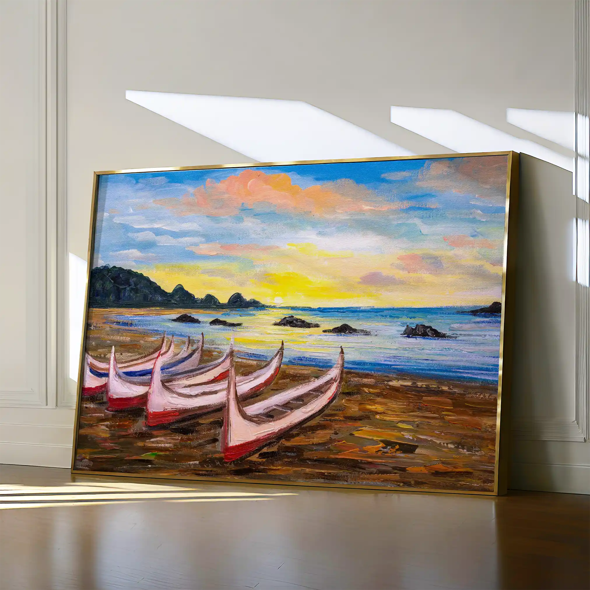 Landscape 002 Canvas Art 90 x 60 cm / Stretched on hidden frame