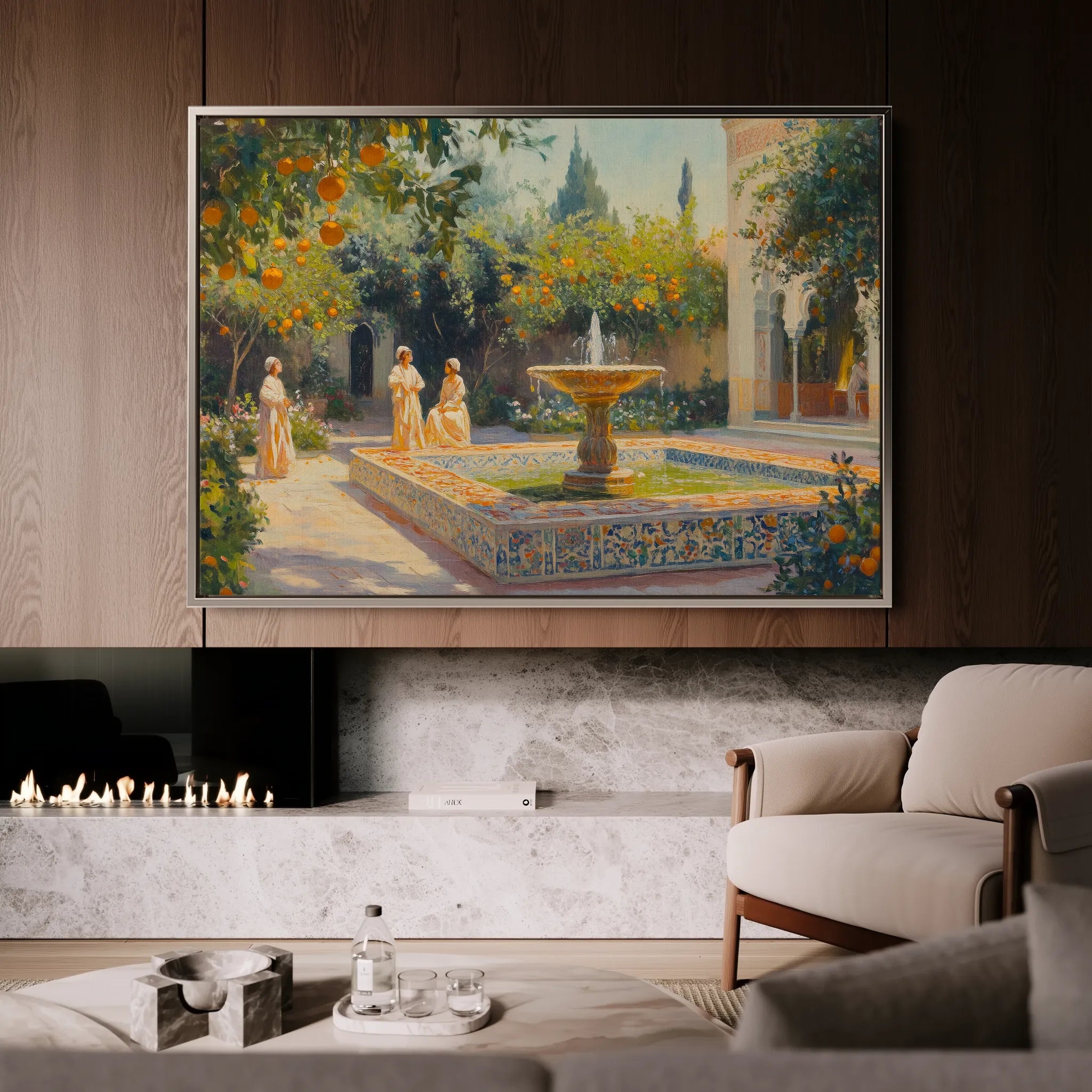 Orientalist Canvas Wall Art WAD002-OR 90 x 60 cm / Stretched on hidden frame