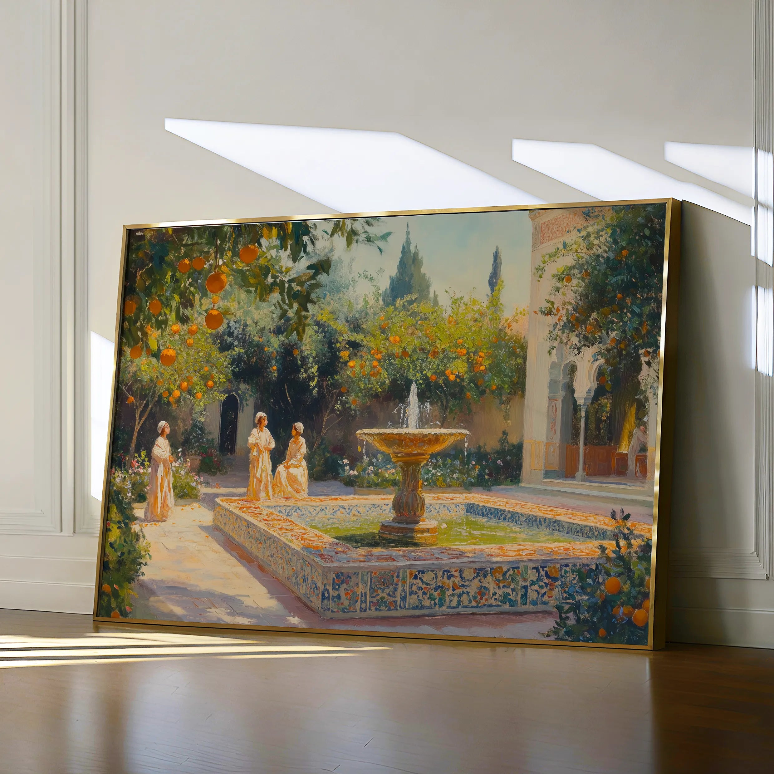 Orientalist Canvas Wall Art WAD002-OR 90 x 60 cm / Stretched on hidden frame